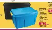 Game Addis 110L Roughtote Storage Box Black Or Blue-Each offer