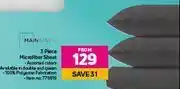 Game Mainstays 3 Piece Microfibre Sheet offer