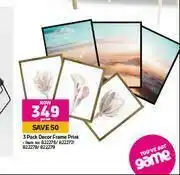 3 Pack Decor Frame Print-Per Set