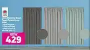 Always Home Semi Block Kirsch Taped Curtain Extra Wide