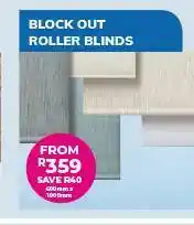 Game Block Out Roller Blinds 600mm x 1000mm offer