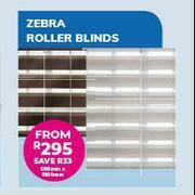 Zebra Roller Blinds 600mm x 1000mm offer at Game