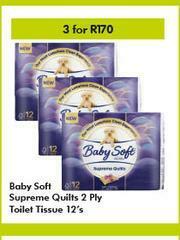 Game Baby Soft Supreme Quilts 2 Ply Toilet Tissue-For 3 x 12's offer
