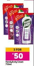 Game Handy Andy Cream-For 3 x 750ml offer