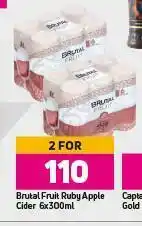 Game Brutal Fruit Ruby Apple Cider-For 2 x 6 x 300ml offer