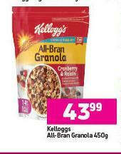 Game Kellogg's All Bran Granola-450g offer