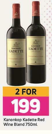 Game Kanonkop Kadette Red Wine Blend-For 2 x 750ml offer