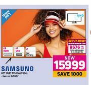 Game Samsung 65" UHD TV 65AU7000 offer