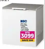 Game KIC 210L Chest Freezer KCG offer