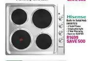 Game Hisense Built In Solid Hob H60STE S offer