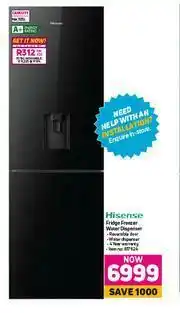 Game Hisense Fridge Freezer Water Dispenser offer