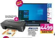 Game Mecer Intel Celeron Laptop N3350 Processor + Canon Pixma Everyday 3 In 1 Ink Printer offer