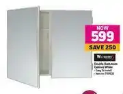 Wildberry Double Bathroom Cabinet (White)