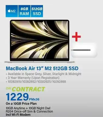 Incredible Connection MacBook Air 13" M2 512GB SSD offer