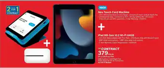 Incredible Connection YOCO Neo Touch Card Machine iPad 9th Gen 10.2 Wi-Fi 64GB offer