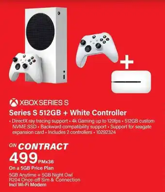 Incredible Connection XBOX SERIES S Series S 512GB + White Controller offer