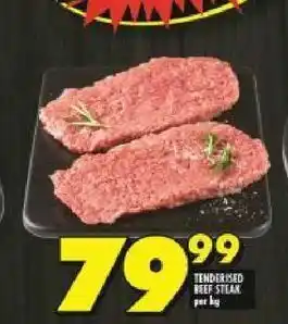 Shoprite Tenderised steak offer
