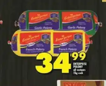 Shoprite Enterprise polony offer