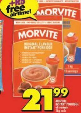 Shoprite Morvite instant porridge offer