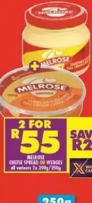 Shoprite Melrose cheese spread 2 offer