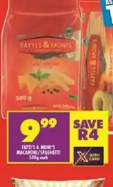 Fatti's & monis macaroni & spaghetti