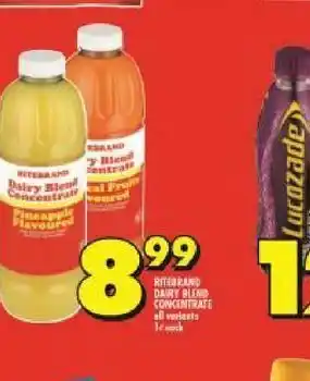 Shoprite Ritebrand dairy blend concentrate offer