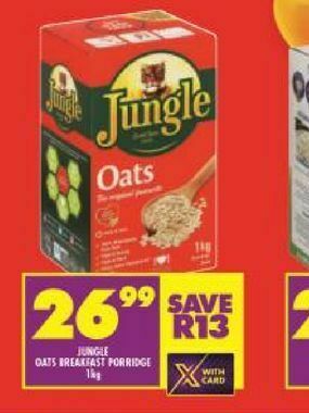 Shoprite Jungle oats offer