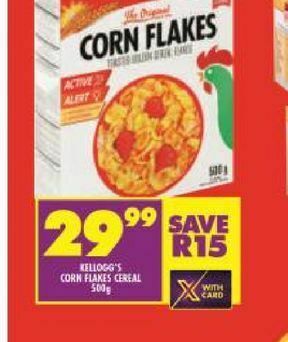 Shoprite Kellogg's corn flakes offer