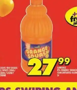 Shoprite Sunfirst orange squash offer