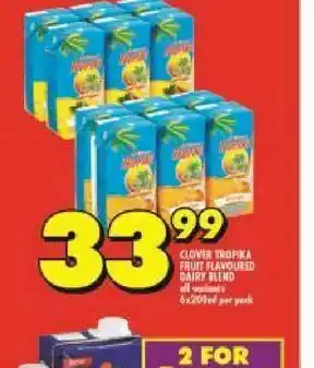 Shoprite Clover tropika dairy blend offer