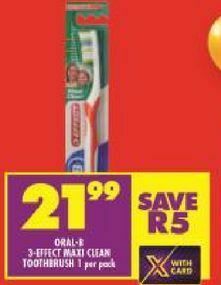 Shoprite Oral-b toothbrush offer