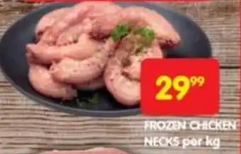 Shoprite FROZEN CHICKEN NECKS per kg offer