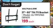Ultra Link 21-60 Tilt TV Bracket UL-TMT2160