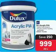 Makro Dulux Acrylic PVA-20Ltr offer