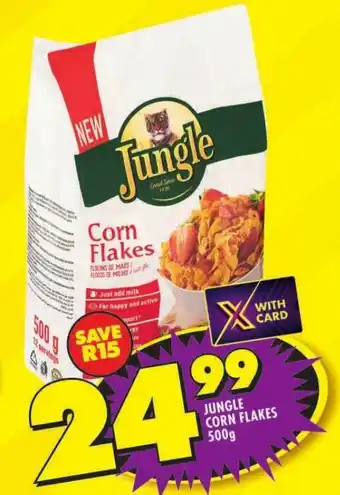 Shoprite JUNGLE CORN FLAKES 500g offer