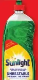 Shoprite SUNLIGHT DISHWASHING LIQUID 750ml offer