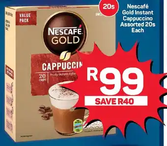 Pick n Pay Nescafé Gold Instant Cappuccino Assorted 20s Each offer