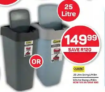 Pick n Pay Addis 26 Litre Swing Lift Bin offer