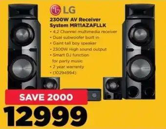 HiFi Corp LG 2300W AV Receiver System MR11AZAFLLK offer