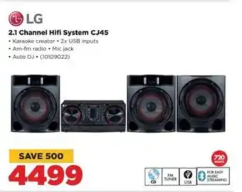 HiFi Corp LG 2.1 Channel Hifi System CJ45 offer