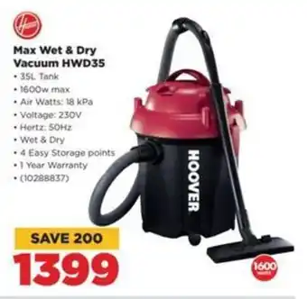 HiFi Corp Max Wet & Dry Vacuum HWD35 offer