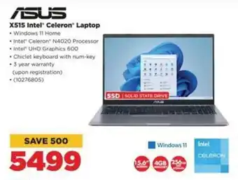 HiFi Corp ASUS X515 Intel Celeron Laptop offer