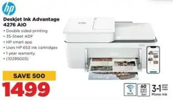 HiFi Corp hp Deskjet Ink Advantage 4276 AiO offer