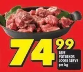 Shoprite BEEF POTJIEKOS LOOSE SERVE offer