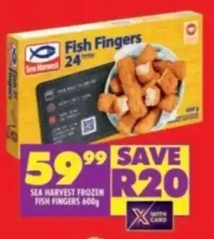 Shoprite SEA HARVEST FROZEN FISH FINGERS 600g offer