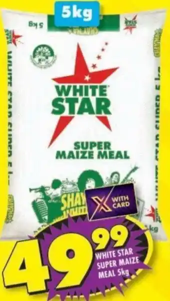 Shoprite WHITE STAR SUPER MAIZE MEAL 5kg offer