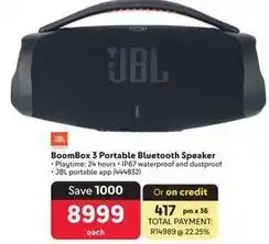 Makro Jbl - boombox 3 portable bluetooth speaker offer