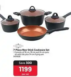 Makro Home living - 7-piece non-stick cookware set offer