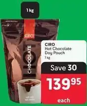 Makro Ciro - hot chocolate doy pouch offer