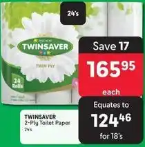 Makro Twinsaver - 2-ply toilet paper offer